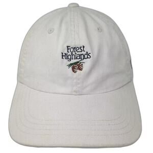 Imperial Forest Highlands Beige Blue Baseball Cap Hat OS Staff Professional